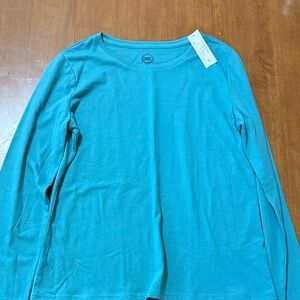 Wonder Nation Teal Long Sleeve Tee